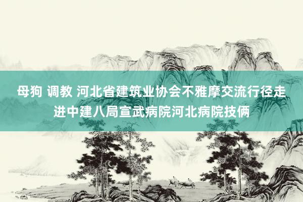 母狗 调教 河北省建筑业协会不雅摩交流行径走进中建八局宣武病院河北病院技俩