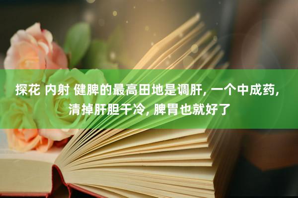 探花 内射 健脾的最高田地是调肝， 一个中成药， 清掉肝胆干冷， 脾胃也就好了