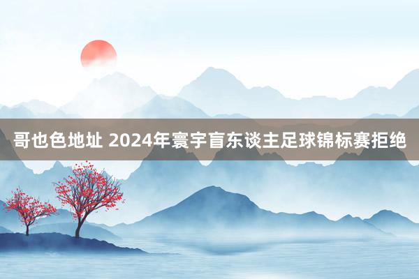 哥也色地址 2024年寰宇盲东谈主足球锦标赛拒绝