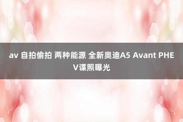 av 自拍偷拍 两种能源 全新奥迪A5 Avant PHEV谍照曝光